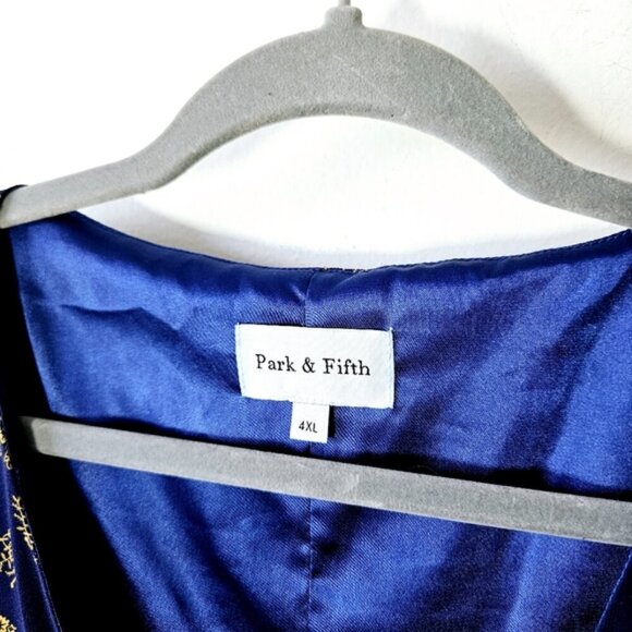 Park & Fifth Rennie Midi Dress Sizs 4XL Floral Flutter Sleeve Feminine EUC - Picture 5 of 6